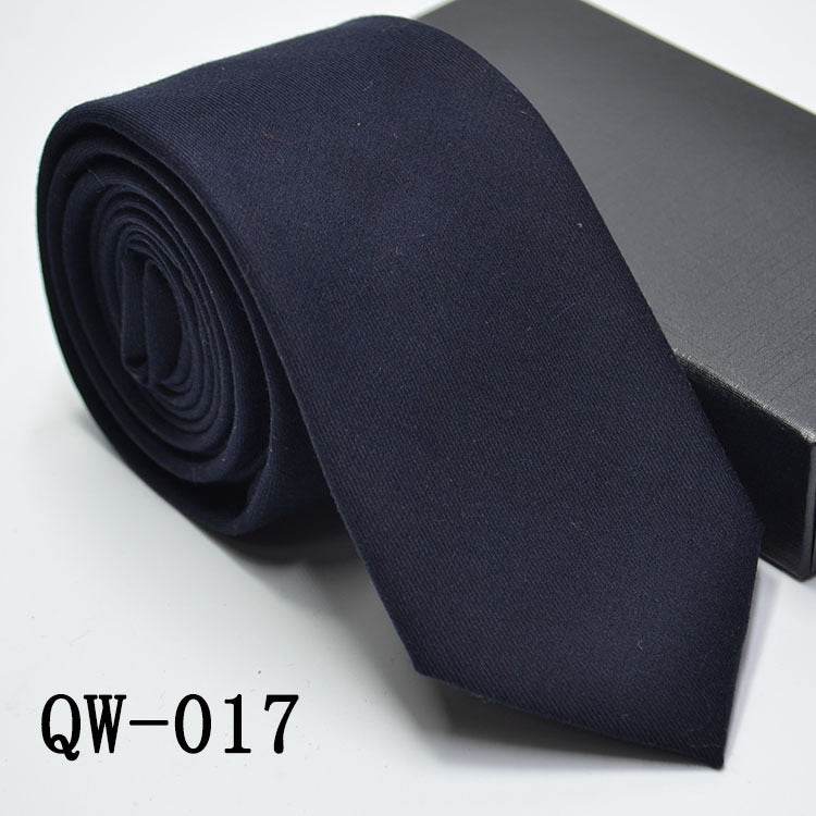 Men's Tie Super Narrow Wool-like Elegant Business Wear gent's ties Distinguished Fine Apparel QW017