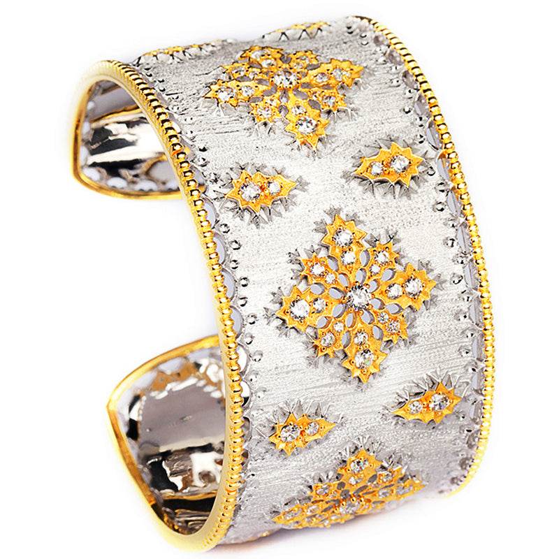 Adorning Luxurious - Retro Classic Snowflake Bracelet - Opulent Extravagance Ladies Bracelet Distinguished Fine Apparel Bracelet