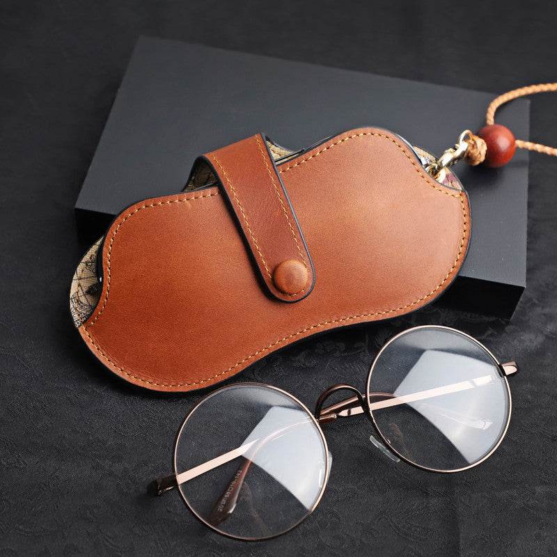 Ancient Look, Genuine Leather Case For Sunglasses gents sunglasses Distinguished Fine Apparel Khaki