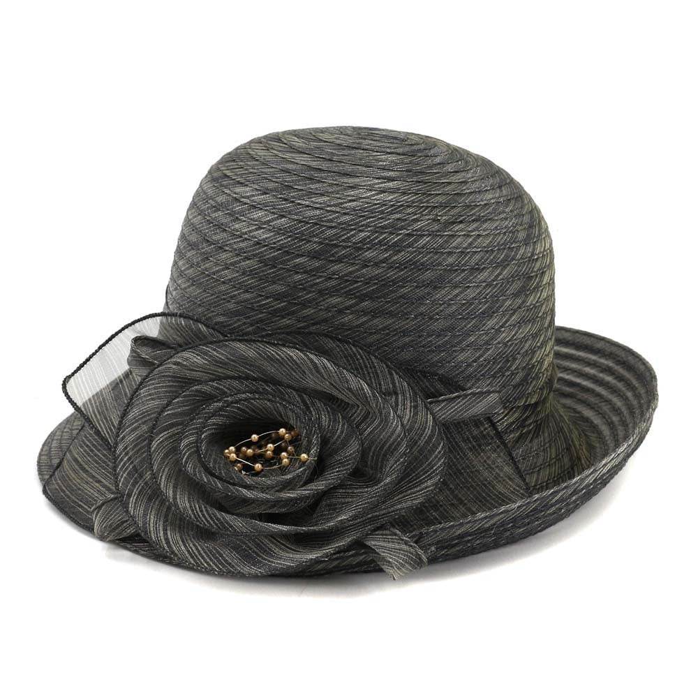 Ladies Fine Head Wear - Daily Sun Hat ladys hats Distinguished Fine Apparel Dark grey