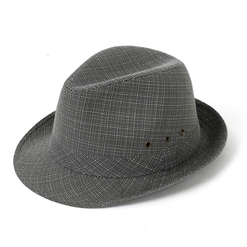Distinguished Gentleman's Fine Fedora - Thickened Quality mens hats Distinguished Fine Apparel Hemp Dark Gray 57CM