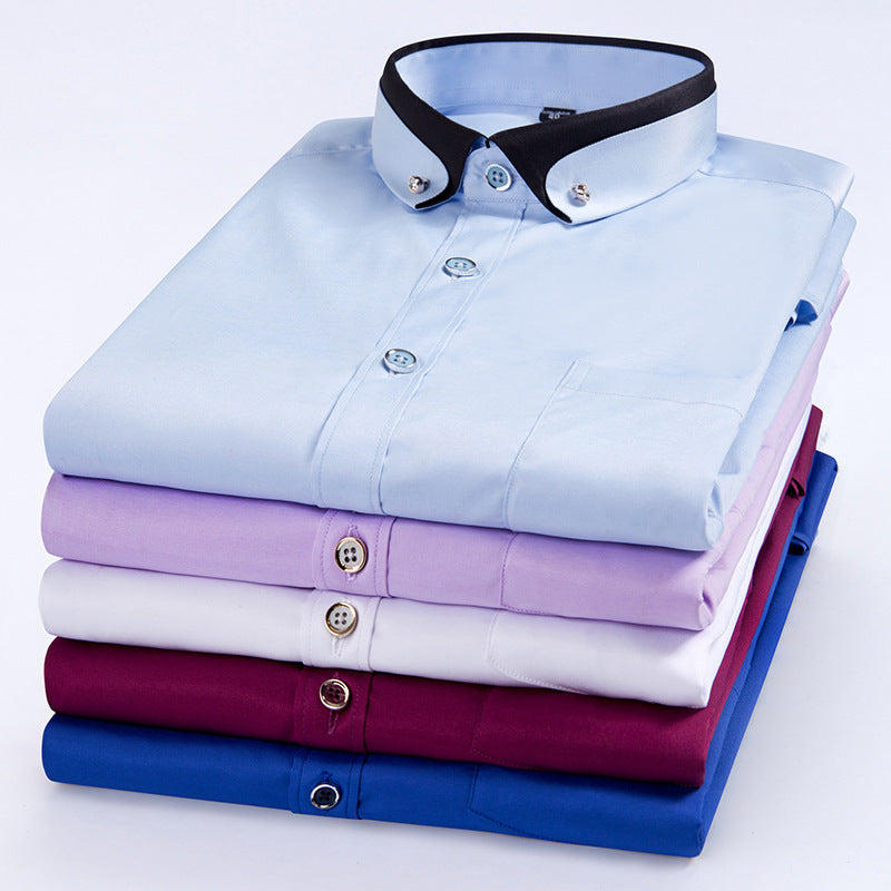 Men's Stretch Shirt, Formal, Business, Casual, Men's Shirts Distinguished Fine Apparel