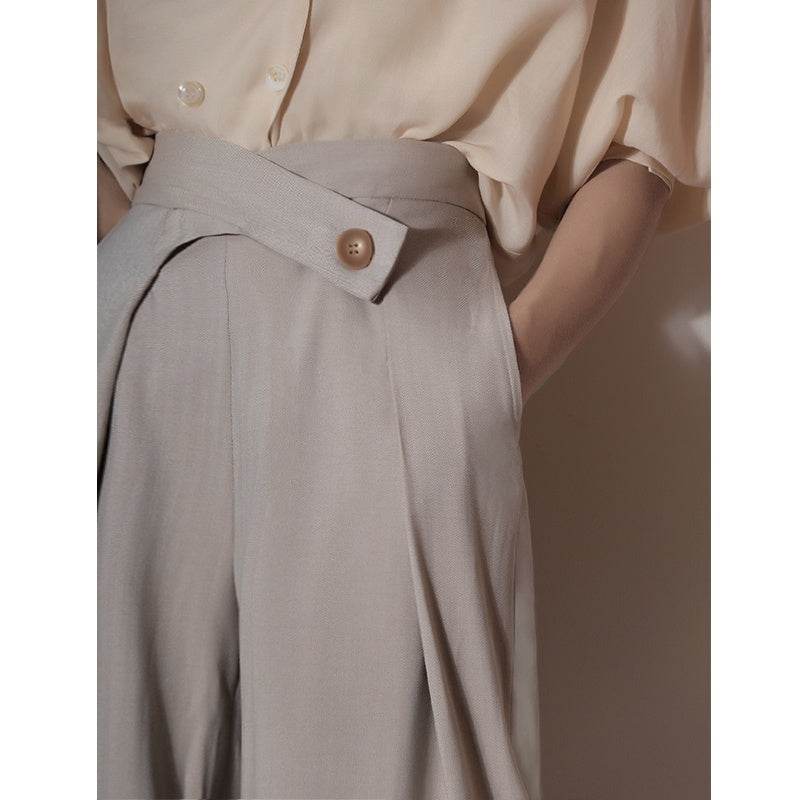 Professional Women's Designer High-Quality Wide Leg Pants ladys pants Distinguished Fine Apparel