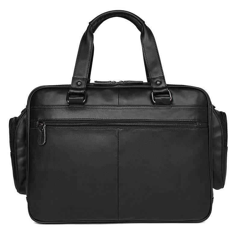 Gentlemen's Quality Genuine Leather bag - Large Capacity Professional gents bag Distinguished Fine Apparel