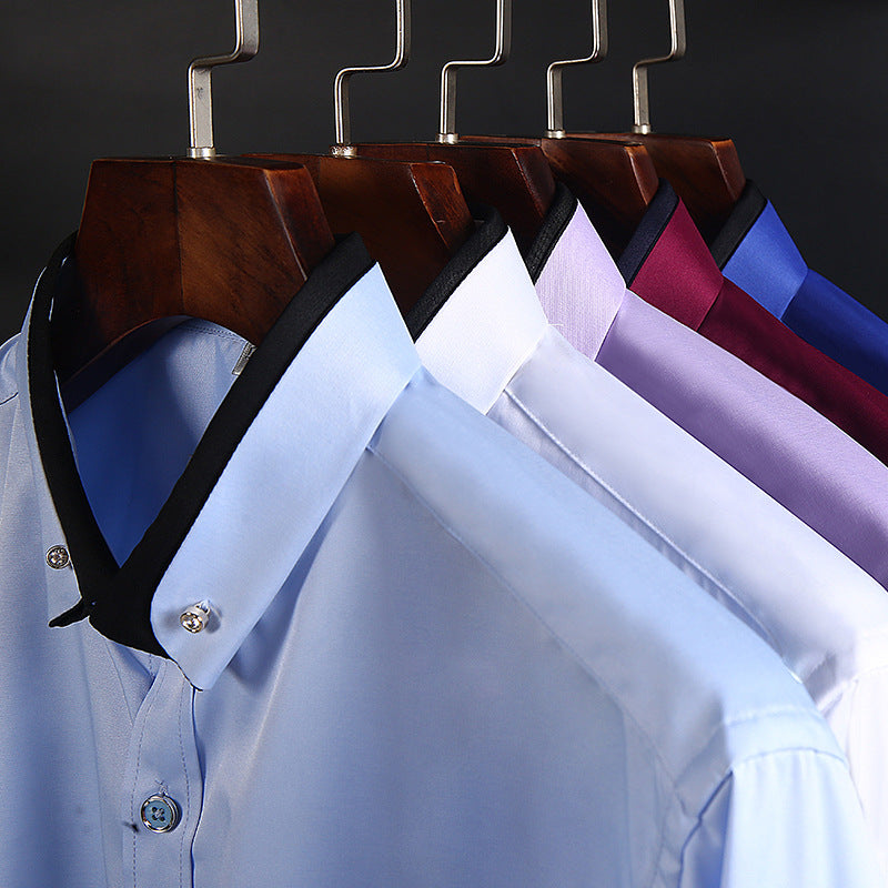 Men's Stretch Shirt, Formal, Business, Casual, Men's Shirts Distinguished Fine Apparel