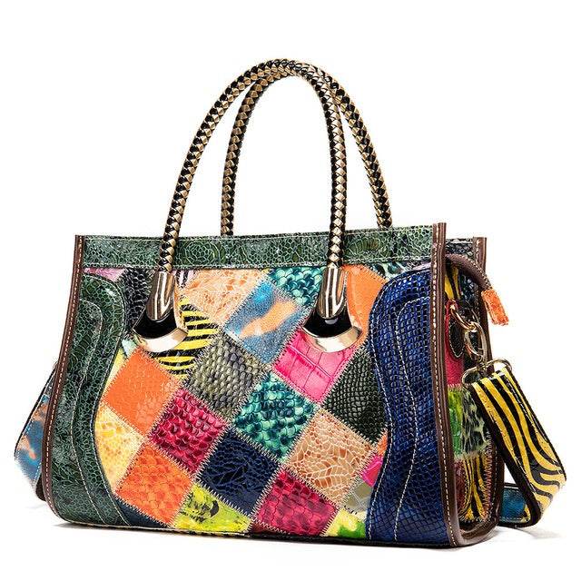 Eccentric ladies Genuine leather Bag - Exquisite Quality, Retro Elegance, Distinctive Statement Lady's accessory's Distinguished Fine Apparel