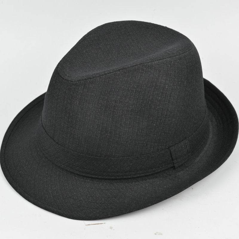 Distinguished Gentleman's Fine Fedora - Thickened Quality mens hats Distinguished Fine Apparel Brevis Black 57CM