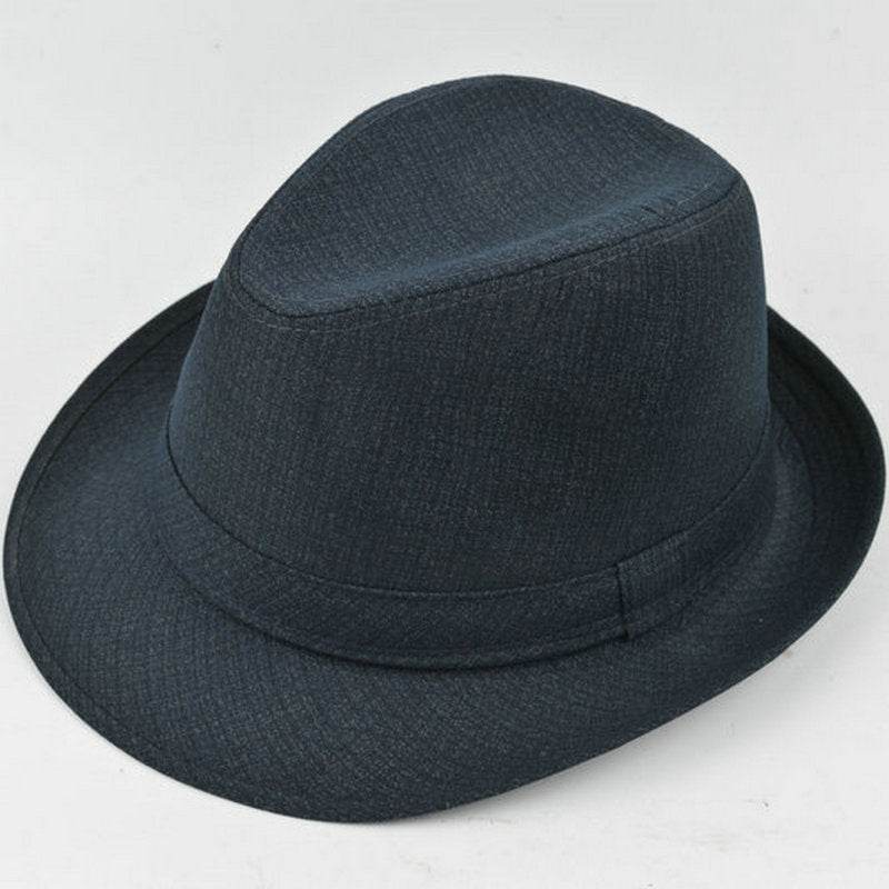 Distinguished Gentleman's Fine Fedora - Thickened Quality mens hats Distinguished Fine Apparel Brevis Navy Blue 57CM