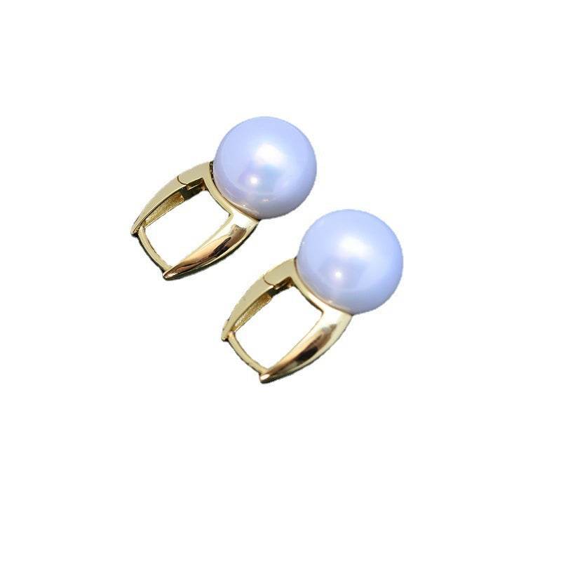 Elegant Geometric Pearl Earrings – Simple & Sophisticated Women’s Fashion ladys earrings Distinguished Fine Apparel