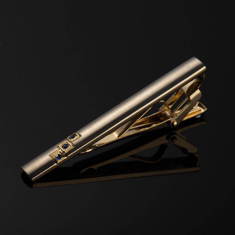 Men's Gold Business Tie Clip gents accessorys Distinguished Fine Apparel 2style