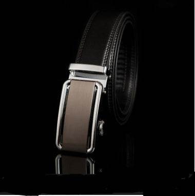 Men's Professional Business leather belt With automatic buckle 1 / 110 130cm 10 / 110 130cm