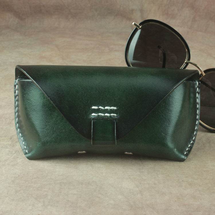 Handmade Retro Leather Sunglasses Case – Premium Genuine Leather gents accessorys Distinguished Fine Apparel