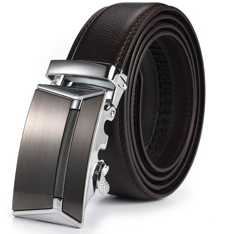 Business Belt For The Larger Discerning Gentleman gents belt Distinguished Fine Apparel SILVER COFFEE 110cm