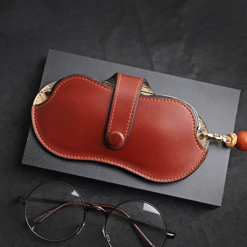 Ancient Genuine Leather Sunglasses Case gents sunglasses Distinguished Fine Apparel Oil wax palm