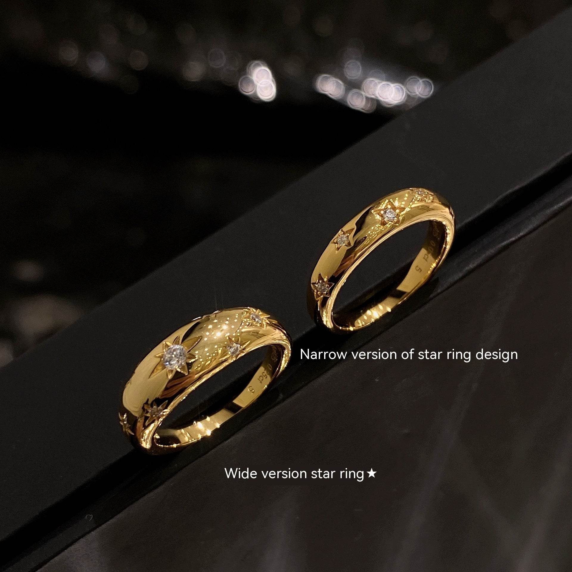 Fashion Eight Stars 925 Sterling Silver Couple's Ring ladys ring Distinguished Fine Apparel