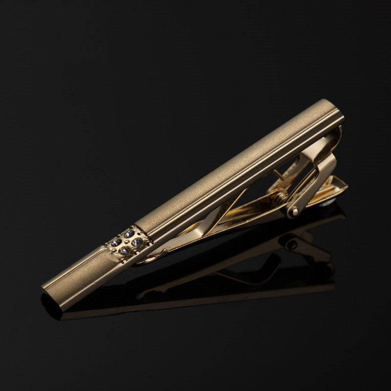 Men's Gold Business Tie Clip gents accessorys Distinguished Fine Apparel 5style