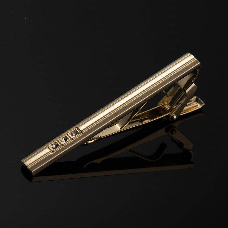 Men's Gold Business Tie Clip gents accessorys Distinguished Fine Apparel 3style