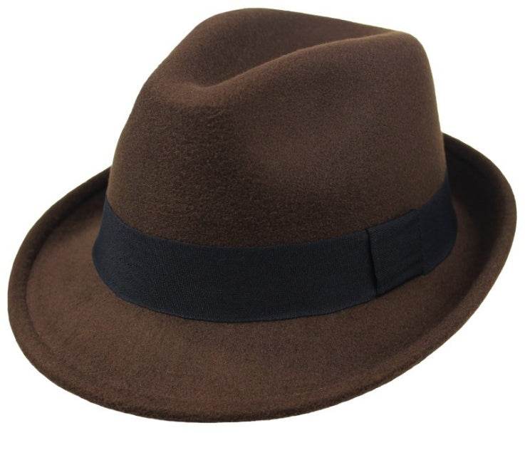 Gentleman's Genuine Daily hat - Wool Felt Hat Men's hats Distinguished Fine Apparel Brown