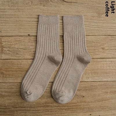 Men's All Seasons Semi Formal Short Socks gents Distinguished Fine Apparel Light Coffee Free Size