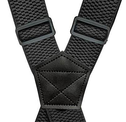 Men's Elastic Suspenders - Buckle Aviation Style Comfortable Support. formal wear Distinguished Fine Apparel