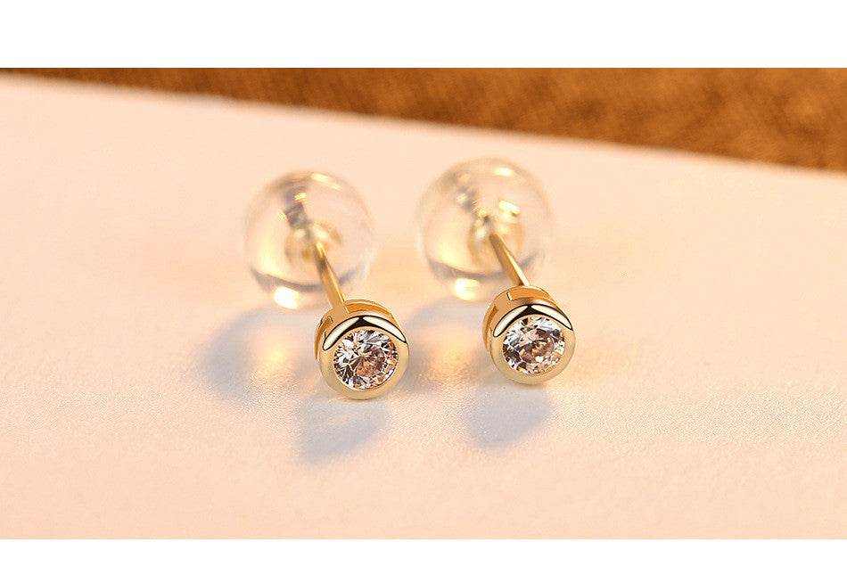 Wild 14K Gold Zircon Earrings – Bold Glamour Meets Everyday Luxury ladys earrings Distinguished Fine Apparel