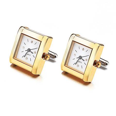 High-grade Cuff Links With Machine Movements gents accessorys Distinguished Fine Apparel 2style