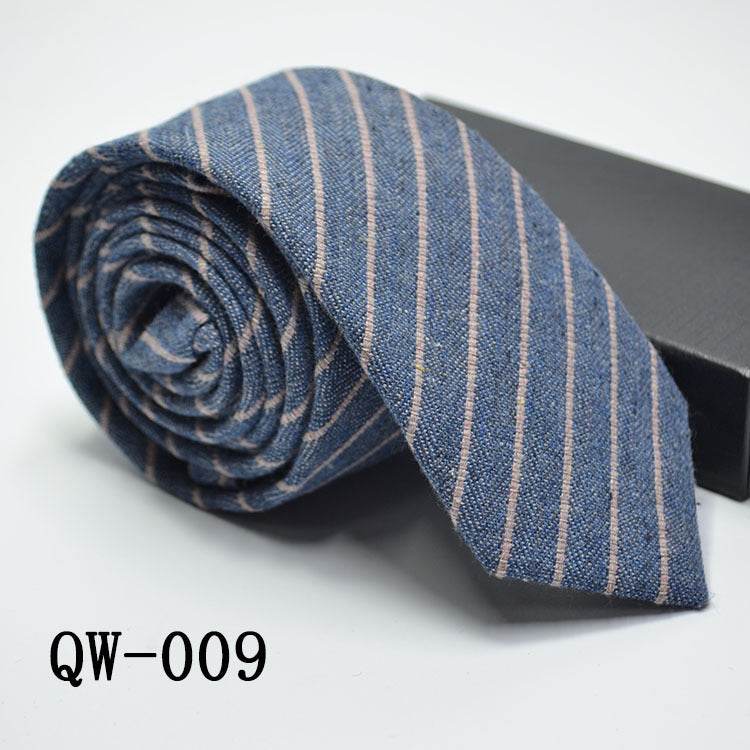 Mens Tie Super Narrow Wool-like Elegant Business Wear gent's ties Distinguished Fine Apparel QW009