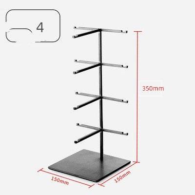 Stainless Steel Eyeglass Display Rack – Sleek, Space-Saving Sunglasses Holder gents accessorys Distinguished Fine Apparel Black Fourth floor