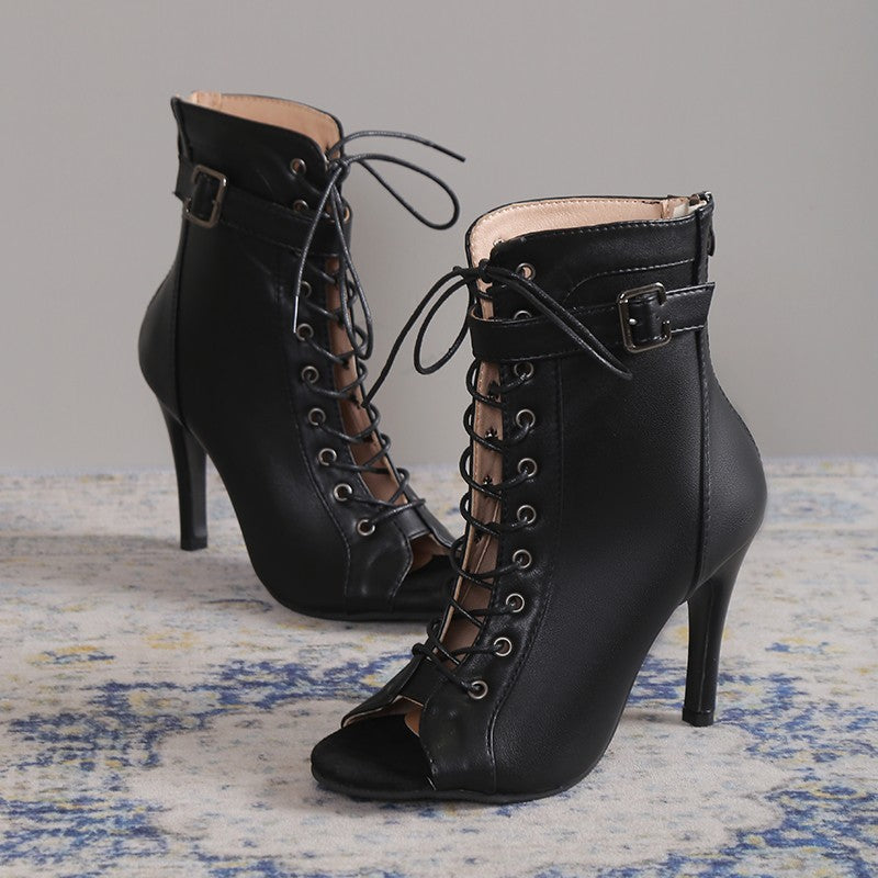 Women's Peep Toe High Heel Pumps ladys shoes Distinguished Fine Apparel