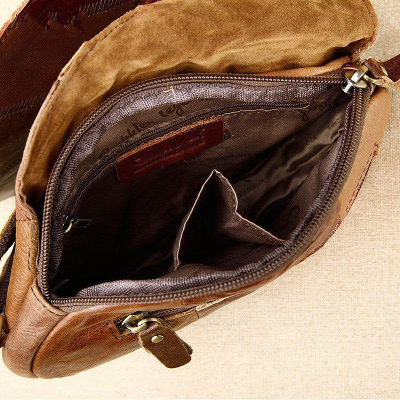 Eccentric Distinguished ladies Leather bag - straddle leaf Cross Body Styling gents accessorys Distinguished Fine Apparel