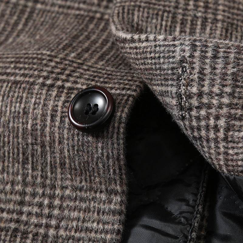 Distinguished Gentlemen's Heavy woolen overcoat gents jacket Distinguished Fine Apparel