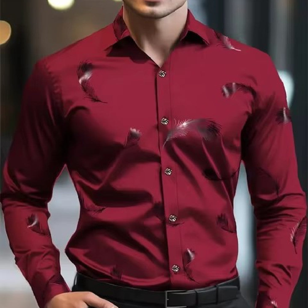 Men's Casual Office Wear, Distinguished Fine Apparel Men's Shirt Distinguished Fine Apparel