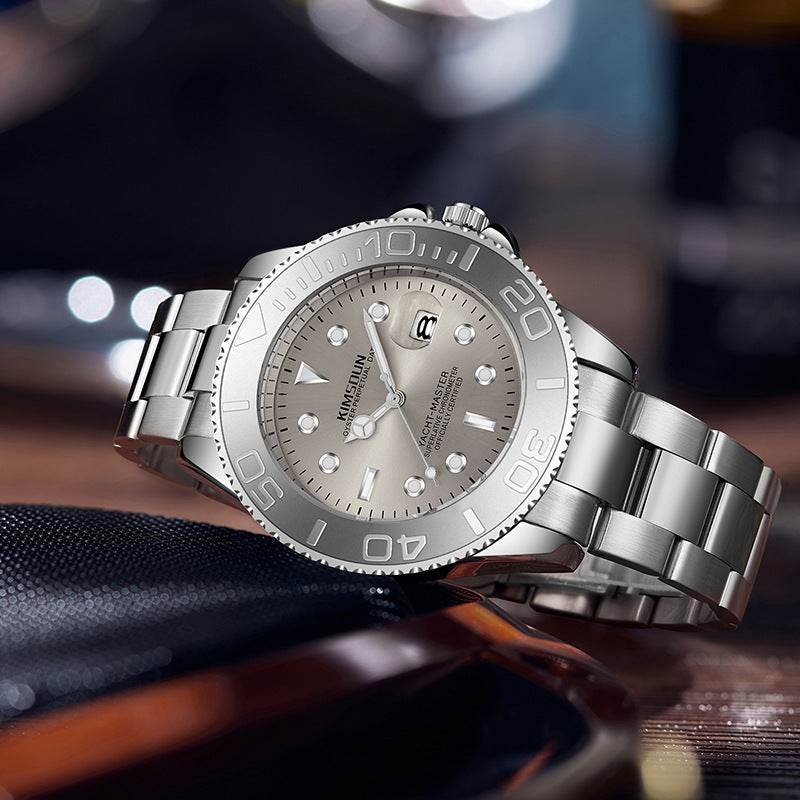 Gentleman's Fine Quality Luminous Waterproof Quartz Watch gents watches Distinguished Fine Apparel