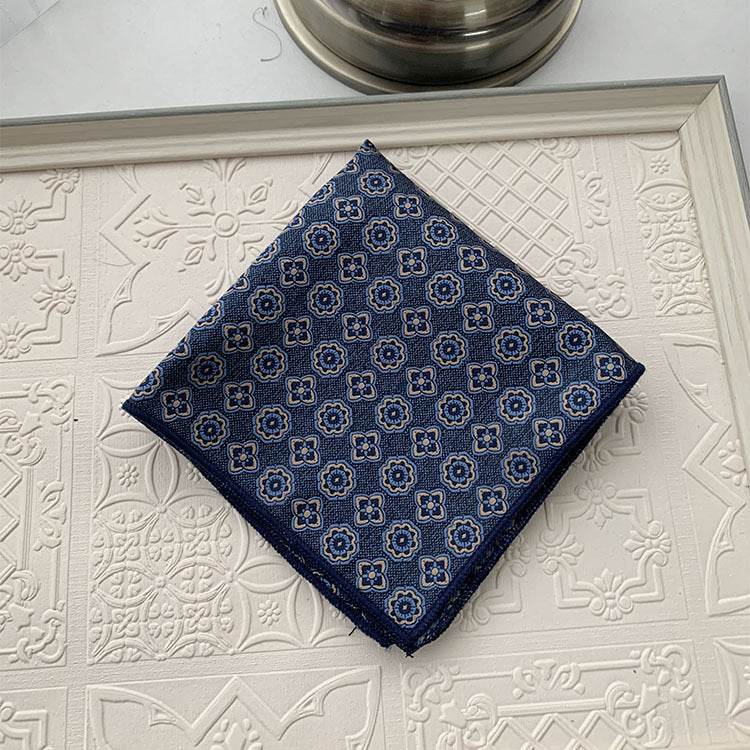 Men's British Small Square Handkerchief For Suit Pockets gent's ties Distinguished Fine Apparel Style 10