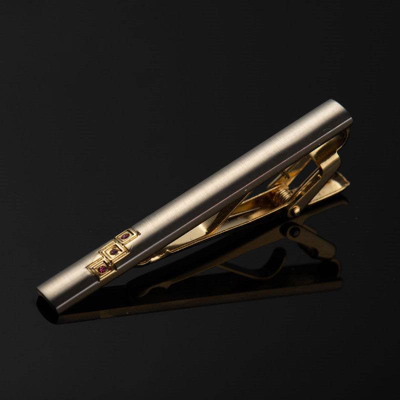 Men's Gold Business Tie Clip gents accessorys Distinguished Fine Apparel