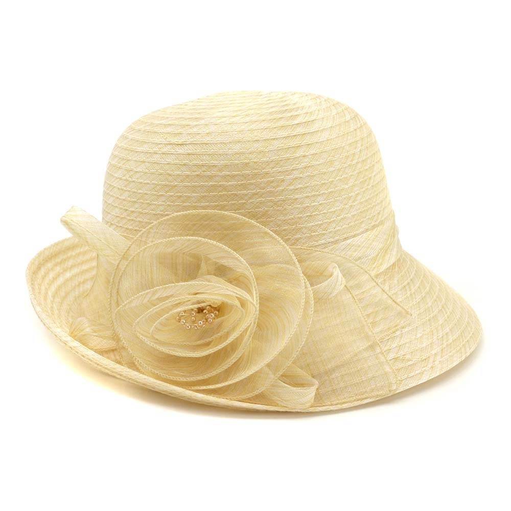 Ladies Fine Head Wear - Daily Sun Hat ladys hats Distinguished Fine Apparel Beige