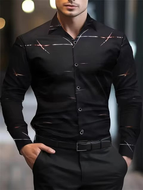 Men's Casual Office Wear, Distinguished Fine Apparel Men's Shirt Distinguished Fine Apparel