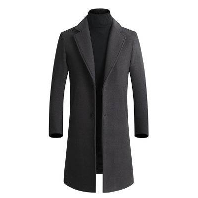 Discerning Gentlemen's Wool Trench Coat - Casual Elegance with Sophistication gents jacket Distinguished Fine Apparel