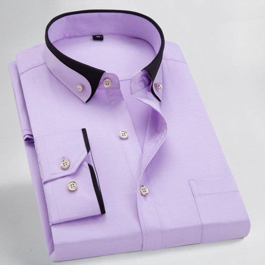 Stretch Shirt for Men - Formal, Business, and Casual Wear Men's Shirts Distinguished Fine Apparel