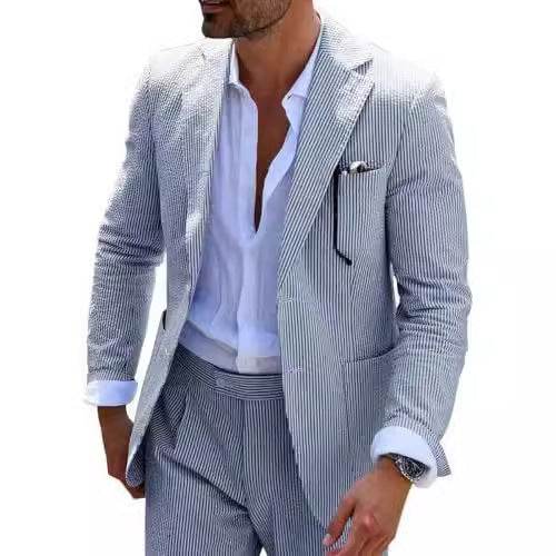 Men’s Two Piece Summer Suit – Lightweight Elegance for the Modern Gentleman gents suit Distinguished Fine Apparel
