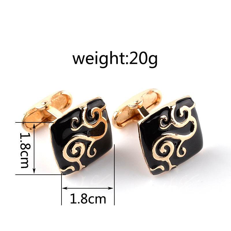 Fashionable Square French Cufflinks - distinguished statement gents accessorys Distinguished Fine Apparel B1107