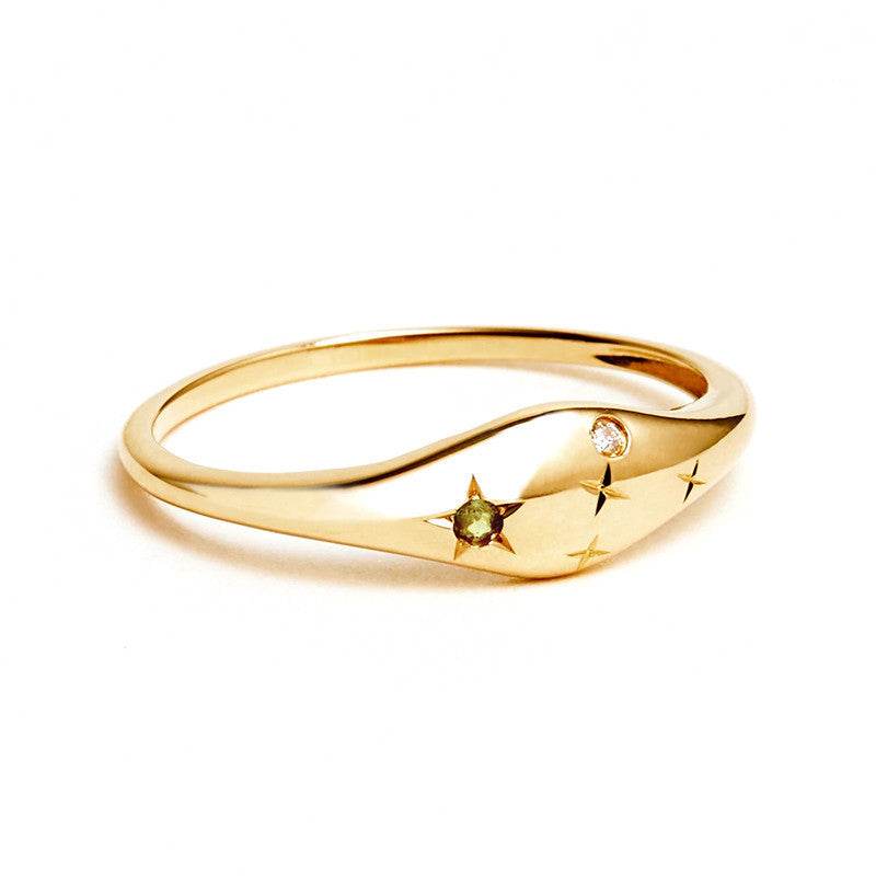 Women's Diamond Ring - Fashionable, stylish, sleek ladys ring Distinguished Fine Apparel Gold Leo No.6