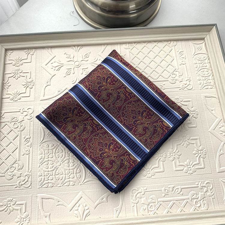Men's British Small Square Handkerchief For Suit Pockets gent's ties Distinguished Fine Apparel Style 19