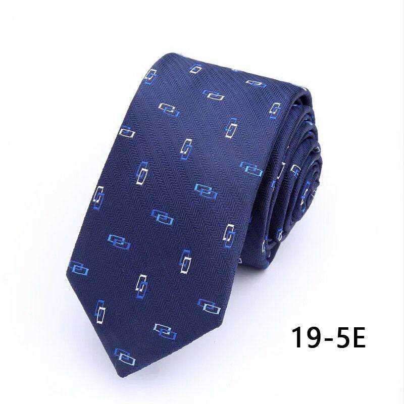 Silk Tie Men's Formal Business Wear - Professional, Groomsmen or Casual gents ties Distinguished Fine Apparel 5E