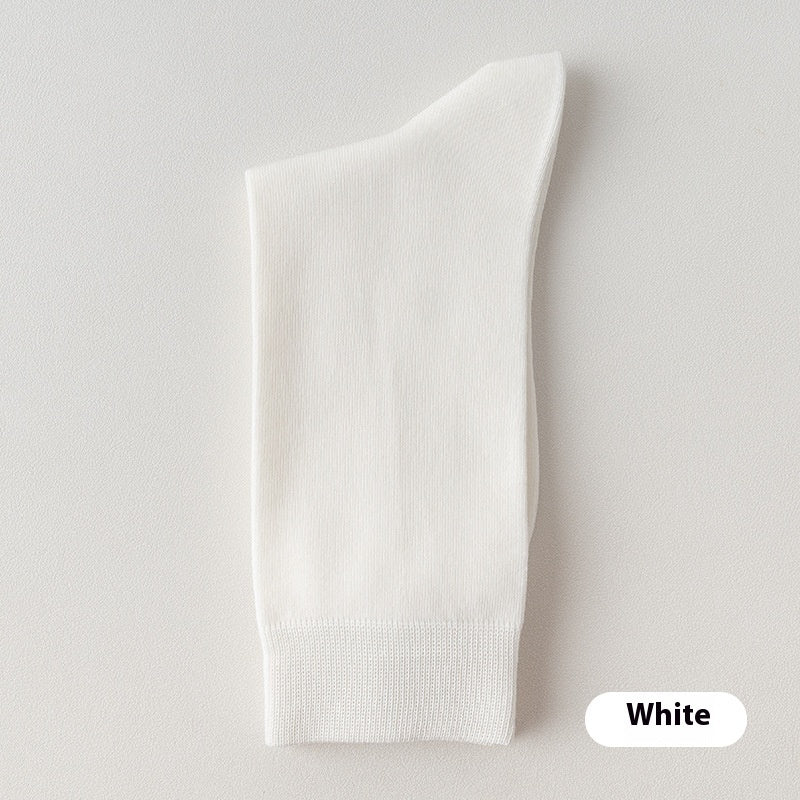 Pure Cotton Socks - Men's Business Formal Wear - Warmth And Elegance