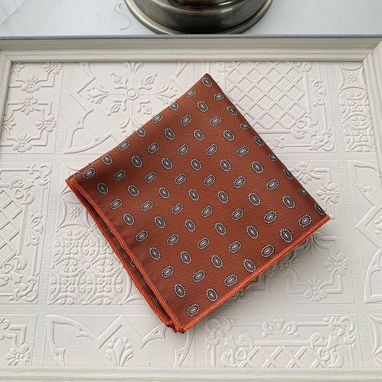Men's British Small Square Handkerchief For Suit Pockets gent's ties Distinguished Fine Apparel Model 14