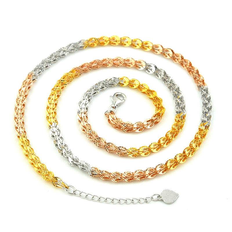 20% Off Simple Sophistication - Silver Phoenix Tail Necklace – Elegant Gold - Ladies Statement ladys accessorys Distinguished Fine Apparel