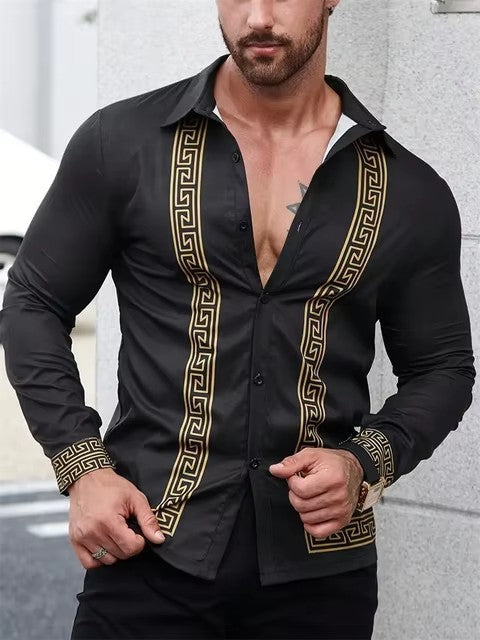 Men's Casual Office Wear, Distinguished Fine Apparel Men's Shirt Distinguished Fine Apparel FSMG23UC 2XL