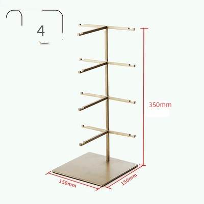 Stainless Steel Eyeglass Display Rack – Sleek, Space-Saving Sunglasses Holder gents accessorys Distinguished Fine Apparel Gold Fourth floor