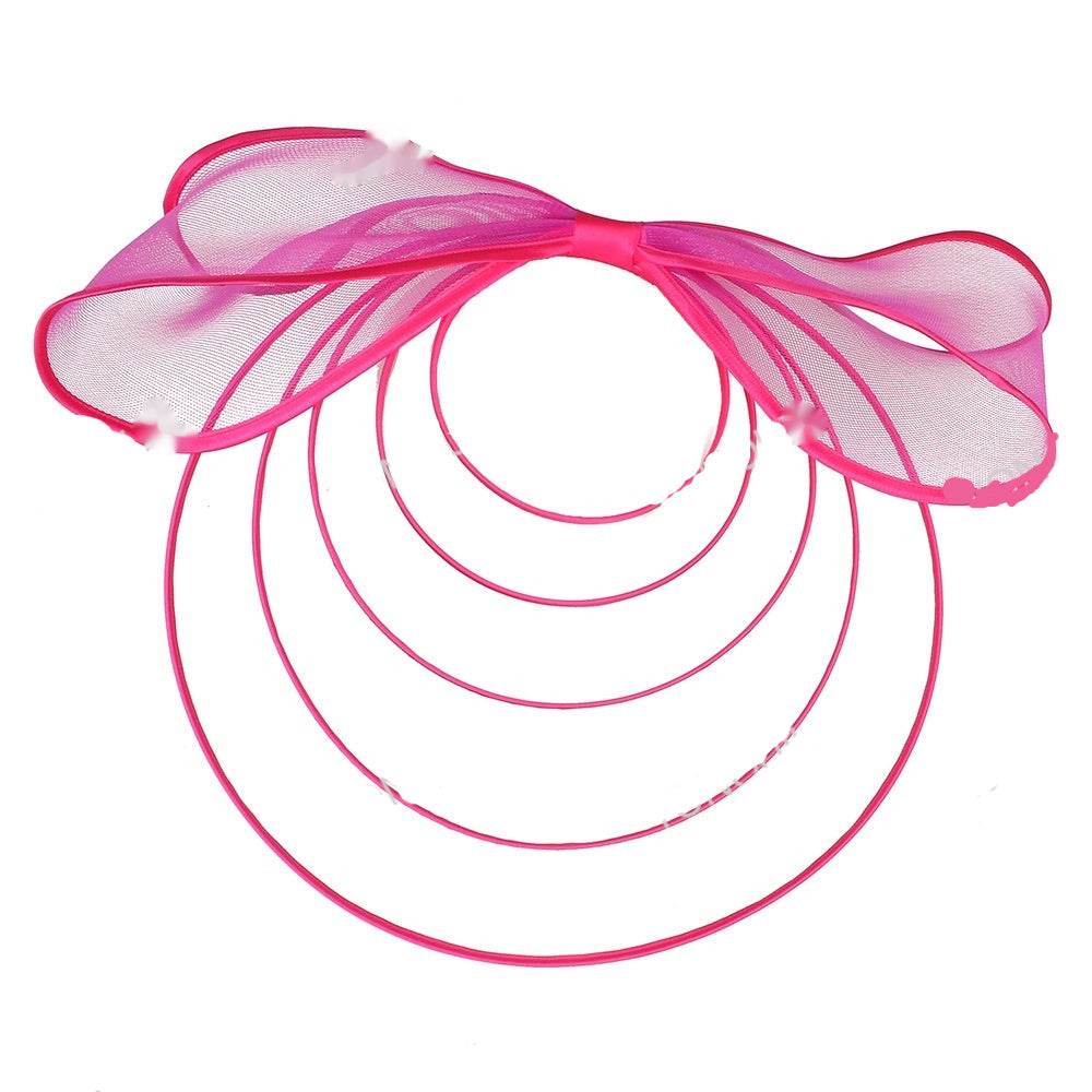 Racing Festival Fashion High-end Top Hat Hair Accessories ladys hats Distinguished Fine Apparel Pink